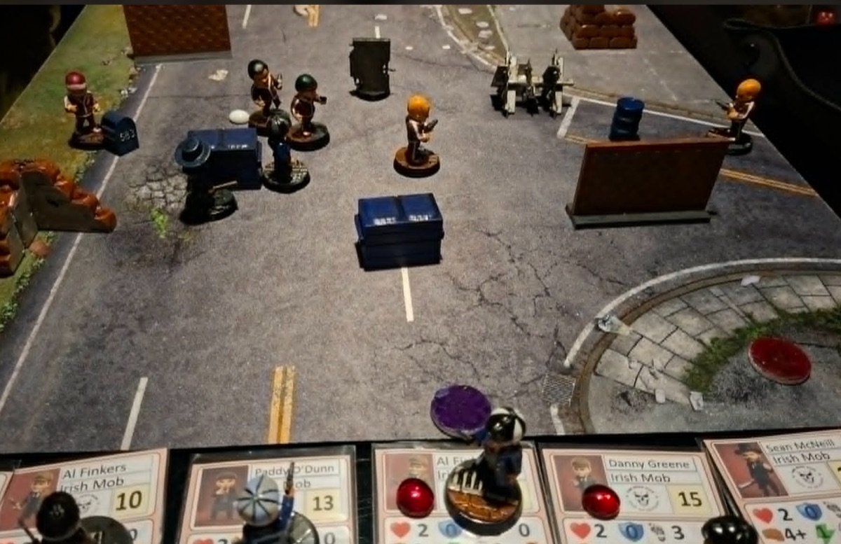 A TAP! game in progress on a physical tabletop