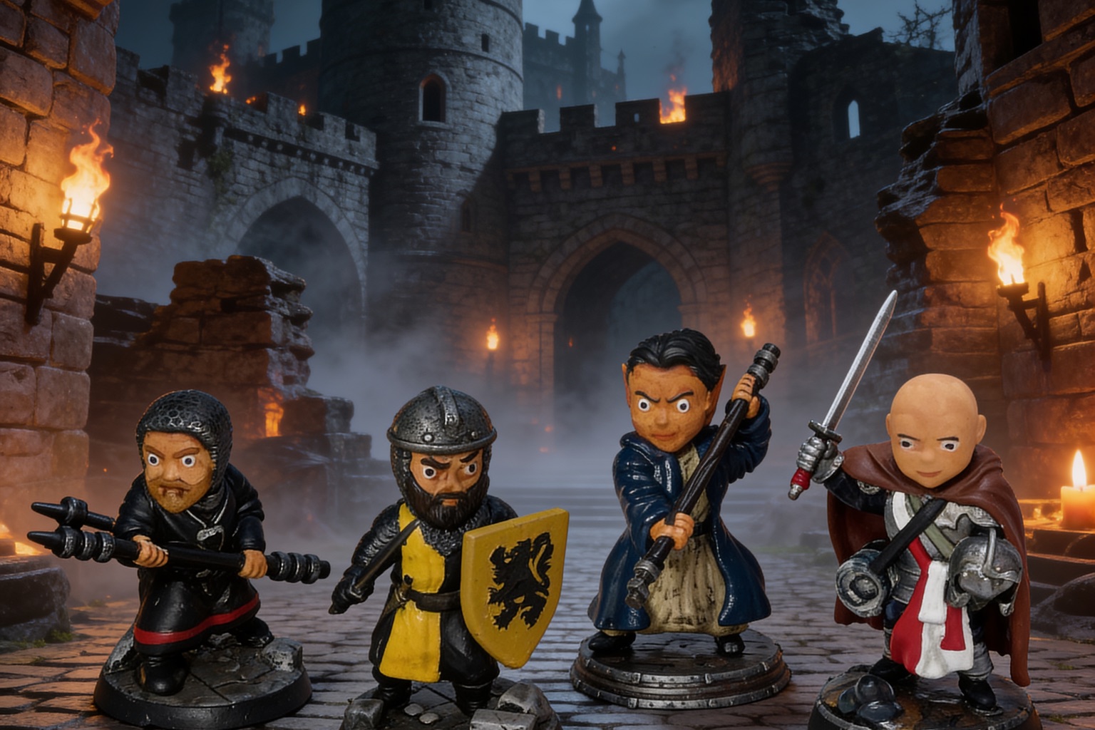 Medieval Invasion miniature theme