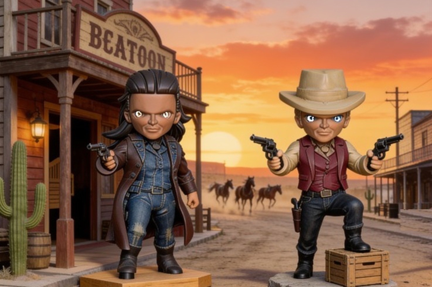 Wild West War theme